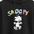 thumbnail image 3 of Peanuts - Snoopy Sketchy - Juniors Cropped Pullover Hoodie, 3 of 6