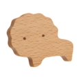 thumbnail image 2 of Modern Beechwood Cabinet Handles Star And Cloud Shapes For Drawers And Doors Natural Pulls Kitchen Hardware, 2 of 5