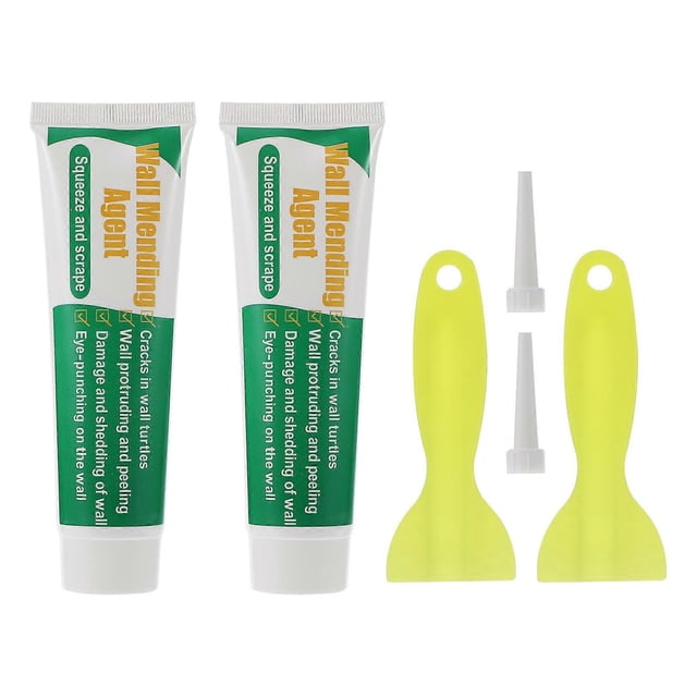 2 Set Wall Mending Repair Agent Wall Repair Cream Wall Crack Nail Repair Agent