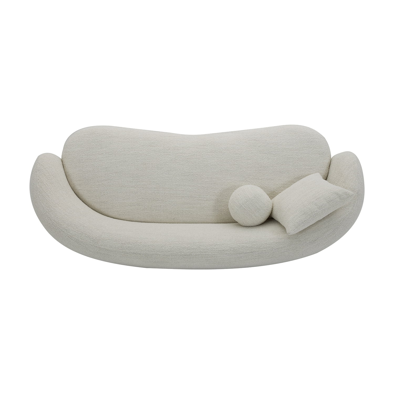 Better Homes & Gardens Juliet Curved 80.31" Sofa, Ivory