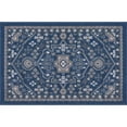 thumbnail image 3 of Hampton Traditional 2' x 3' Navy and Gray Polypropylene Indoor Area Rug, 3 of 8