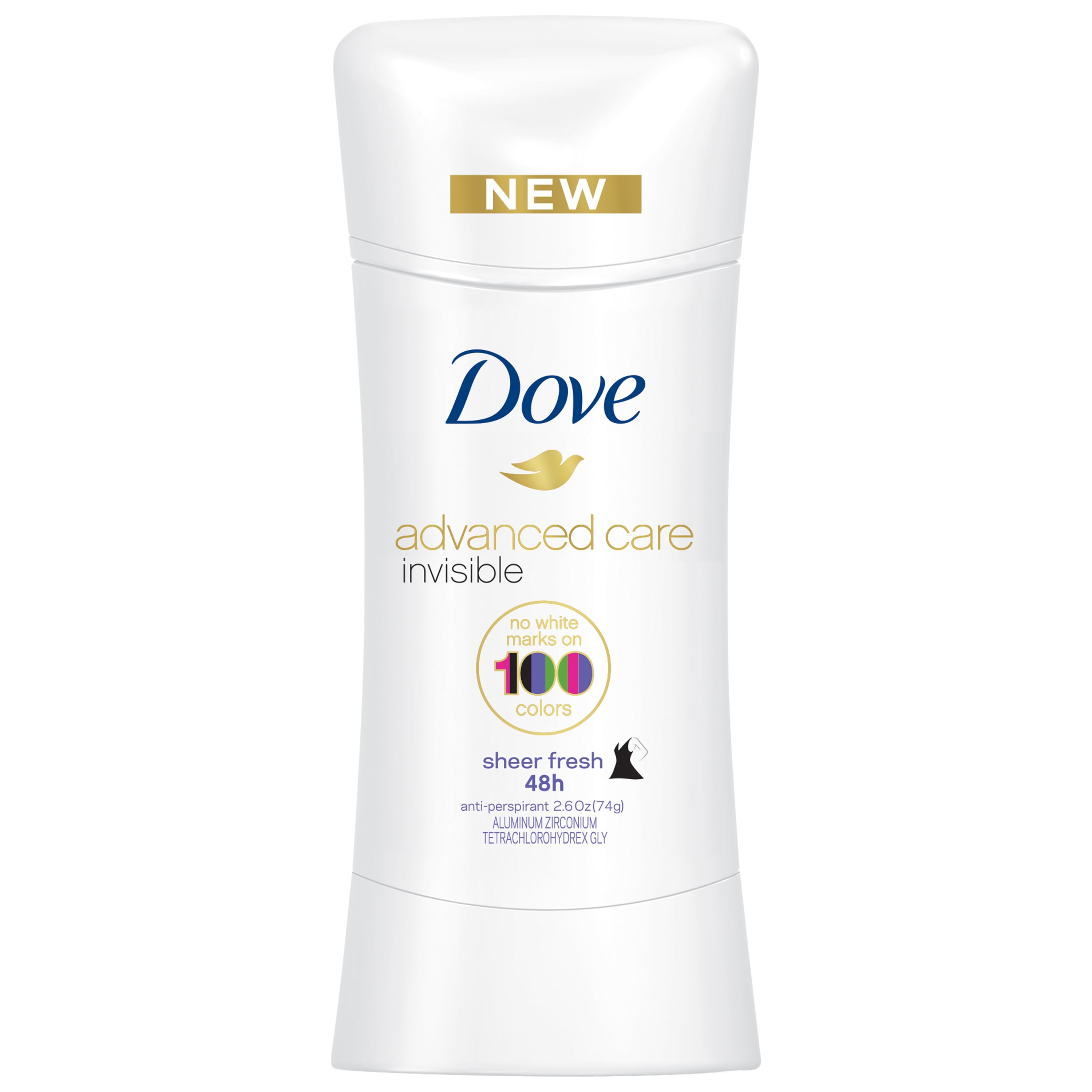 Dove Advanced Care Invisible Sheer Fresh Antiperspirant Deodorant, 2.6 oz -