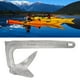 thumbnail image 4 of Ancla de garra de barco estilo Bruce a prueba de herrumbre Ancla de barco Fuerza de sujeción alta Diseño resistente para fondo de coral de limo de arena, 4 of 8