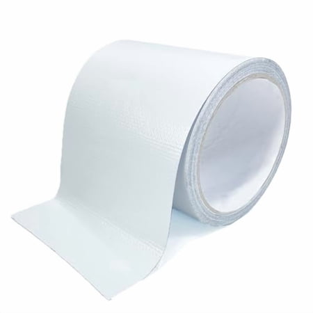 Waterproof Repair Tape for Awning 4IN x 20FT Outdoor Canvas Tarp Repair Tape Tent Boat Covers Canopy Sail Tape Tear Repair Patch Kit Heavy Duty UVproof White
