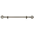 thumbnail image 3 of Black Nickel Adjustable Decorative Curtain Rods Metal Birdcage Finial 66"-120", 3 of 5