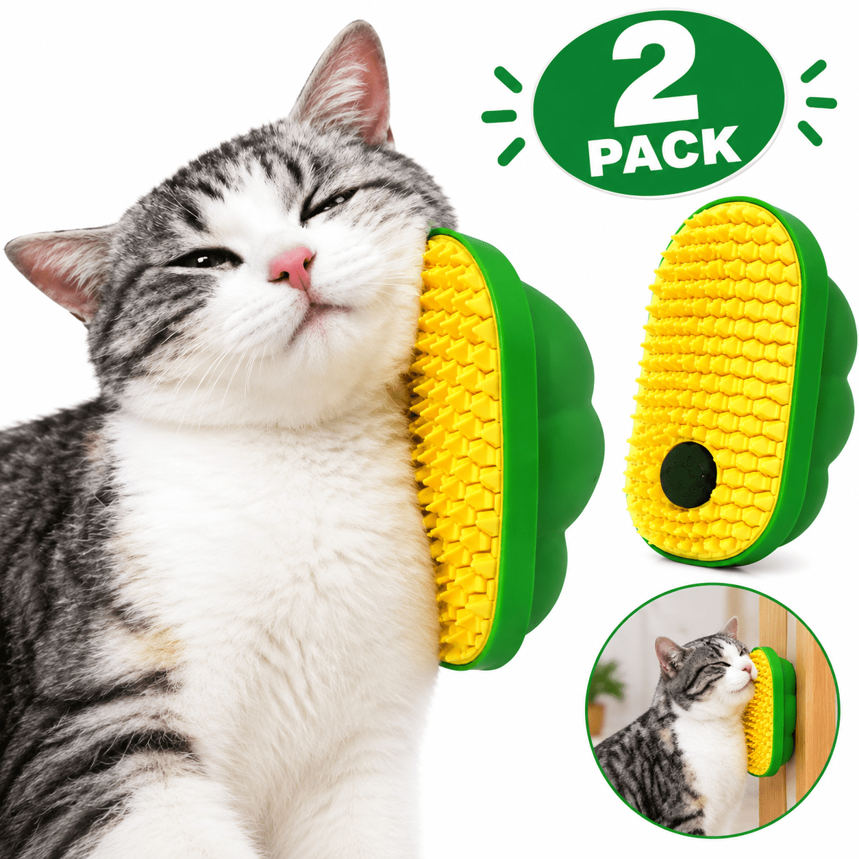 Hartz Cattraction Animal Kicker Cat Toy with Silver Vine & Catnip
