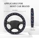 thumbnail image 3 of Balery Autumn Leaves With Blue Fundas elásticas antideslizantes para volante, funda protectora universal para hombre y mujer, 15 pulgadas, accesorios para coche., 3 of 6