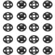 thumbnail image 4 of EeaseMX 1000 botones transparentes invisibles de plástico para camisetas, ropa, costura, scrapbooking y manualidades (negro, 10 mm), 4 of 7