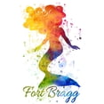 thumbnail image 4 of Fort Bragg, California, Mermaid Silhouette, Rainbow Watercolor (19x27 inches, Premium 500 Piece Jigsaw Puzzle for Adults and Family, Made in USA), 4 of 4