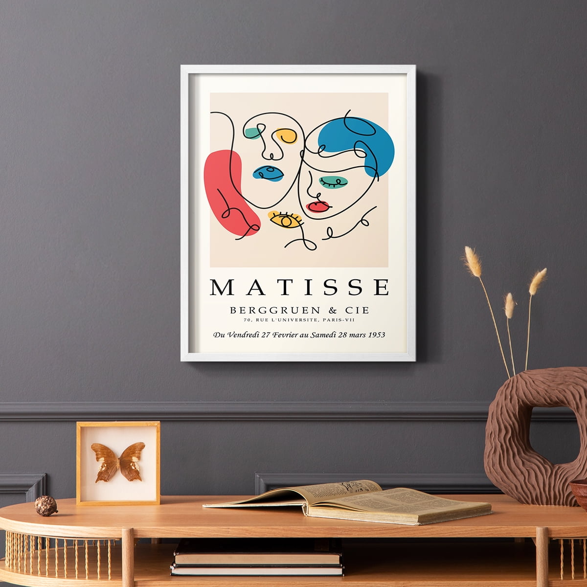 Matisse LXXXIII Framed Print - Solid Wood