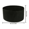 thumbnail image 5 of Fabric Raised Garden Bed, 50 Gallons Round Planting Container Grow Bags Breathable Felt Fabric Planter Pot for Plants, Flowers, Vegetables (Black), 5 of 8