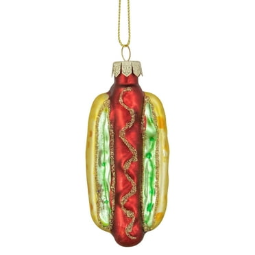 Northlight Assorted Colors Glass Christmas Decorative Accent Ornament, 3.5"