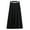 Black, variant on comerut Women Fall Winter Skirt High Waist Elastic Waist Solid Color Knitted A-line Big Swing Warm Soft Thick Commute Midi Skirt