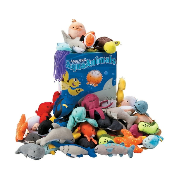 Plush Mini Sea Life Assortment - Toys - 50 Pieces - Walmart.com