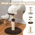 thumbnail image 3 of Cat Scratching Post Sisal Cat Climbing Frame Space Supplies Feather Cat R8G0, 3 of 8