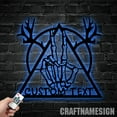 thumbnail image 3 of Craftnamesign Custom Skeleton Shaka Metal Wall Art, Skeleton Wall Decor, Custom Skull Skeleton, 3 of 5