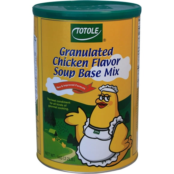 Totole - Granulated Chicken Flvr. - Soup Base - Pack of 12 - 1kg - Savory Flavor - Versatile Use (12ct)