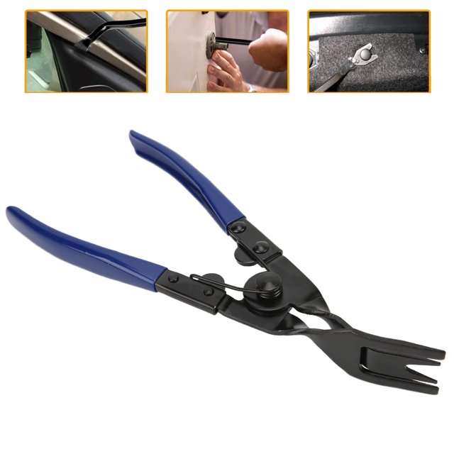 Aqxreight Alicates para Quitar Clips Alicates para Quitar Clips para Tapicería Herramienta para Quitar Sujetadores de Clips Acero Al Manganeso Azul ANGGREK Otros