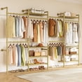 thumbnail image 2 of Sistema de armario ONBRILL H4 para montaje en pared, expandible, dorado, 2 of 9