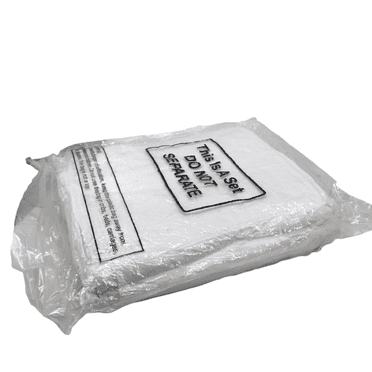 New 24 Pieces WHITE Moving Blankets Bulk 71'' x 79'' Packing Textile for Protecting Furniture and Shipping Supplies