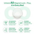 thumbnail image 4 of Magnetic Cabinet Locks Baby Proofing Kit by LoveNoobs™, Child Proof Cabinet Locks, 4 of 7