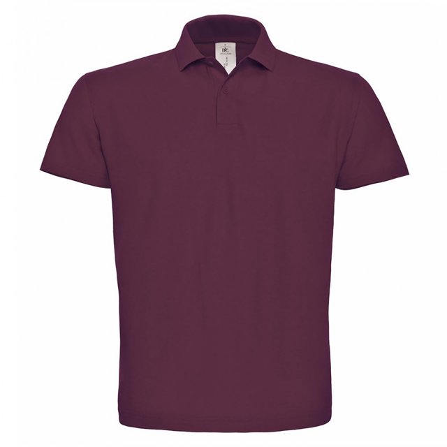 B&C - Polo de manga corta Modelo ID.001 Mujer señora - Verano/Deporte (Vino)