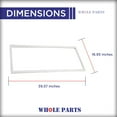 thumbnail image 6 of Whole Parts Refrigerator French Door Seal Gasket, Single Piece, Part# DA97-05253B - Replacement & Compatible with Some Samsung Refrigerators, 6 of 7