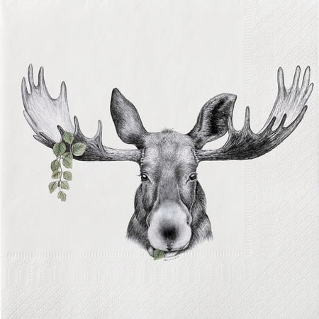Set of 1 Large Forest Prince Napkins 20 Pack