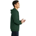 thumbnail image 3 of Port & Company Fan Favorite Fleece Full Zip Hooded Sweatshirt-S (Forest Green), 3 of 6