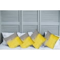 thumbnail image 2 of Ambesonne Grunge Throw Pillow Cover 4 Pack, Street Wall Art, 16", Dimgray Yellow, 2 of 5