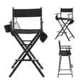 thumbnail image 4 of Wood Lightweight Folding Makeup Chair for Beauty Artists, 4 of 7