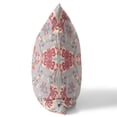thumbnail image 2 of 20" Purple Red Filigree Indoor Outdoor Zip Throw Pillow, 2 of 5