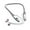 Silver, variant on SPOORYYO Neck Hanging Wireless Bluetooth 5.3 Earbuds Low Latency Surround Sound Sports In Ear Earphones High Battery Capacity Magnetic Suction Type C Charging