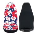 thumbnail image 6 of XYZCANDO Hibiscus Flowers Front Seat Cover Stretchy Anti-Slip Car Seat Covers Interior Car Interior, Easy to Install Protector Truck Vehicle, 6 of 10