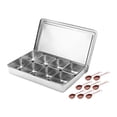thumbnail image 3 of DOLITY Seasoning Box Detachable Seasoning Bottle Containers for Restaurant Bar Home 8 grid, 3 of 9