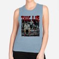 thumbnail image 2 of Horror Halloween Thug Life Women's Muscle Tank X-Small Stonewash Denim, 2 of 5
