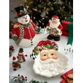 thumbnail image 3 of Spode Christmas Tree Black and White Cookies For Santa Plate, 12-Inch Santa Cookie Plate Made of Earthenware, 3 of 7