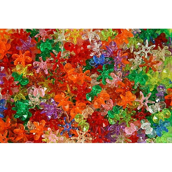 The Beadery 12mm Sunburst Beads, Multi, 900-Piece Per Bag