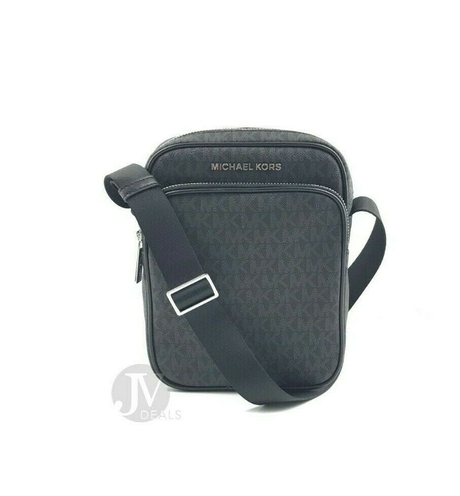 michael kors jet set travel signature medium flight bag crossbody