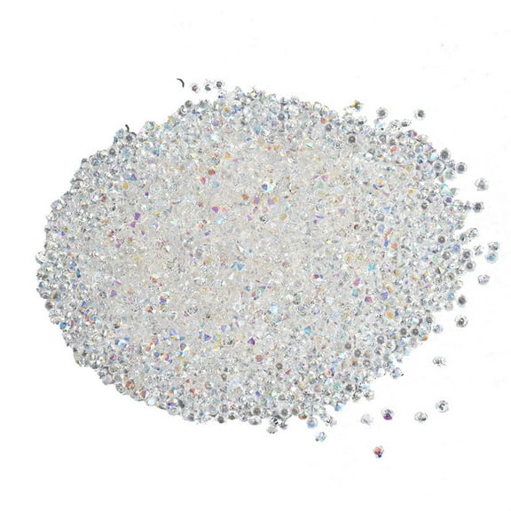 Moocorvic 3000Pcs 2MM DIY Diamond Table Confetti Clear Crystal Events Party Accessories