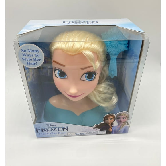 Disney Frozen Princess Elsa Mini Styling Head Toy with Brush New with Box Disney NA