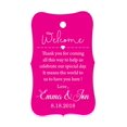 thumbnail image 1 of 100 PCS Wedding Welcome Personalized Wedding Favor Gift Paper Tags Custom Made Thank you Hang Tags, 1 of 1