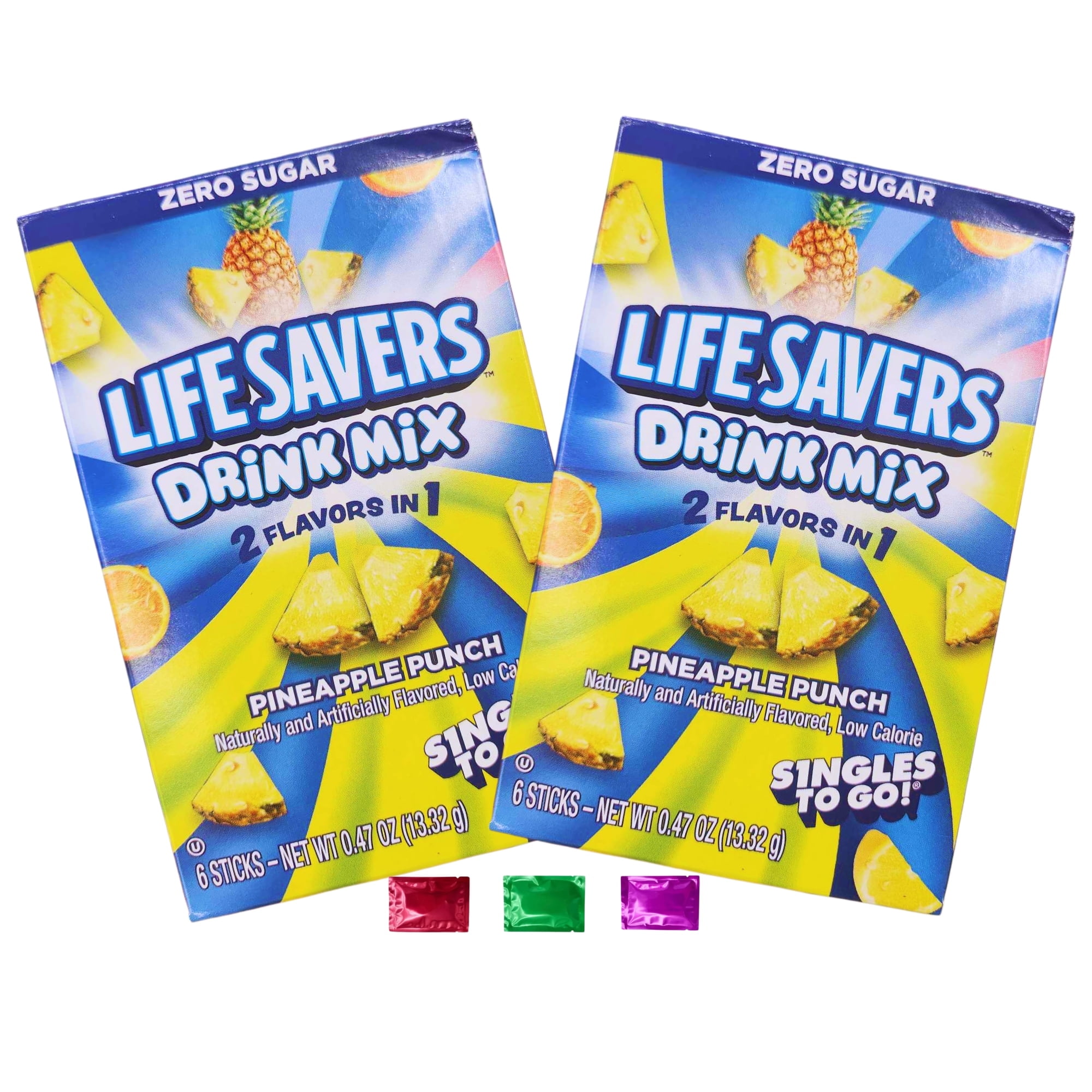 Sunkist Soda Singles-To-Go Pineapple Drink Mix, Zero Sugar, Pack