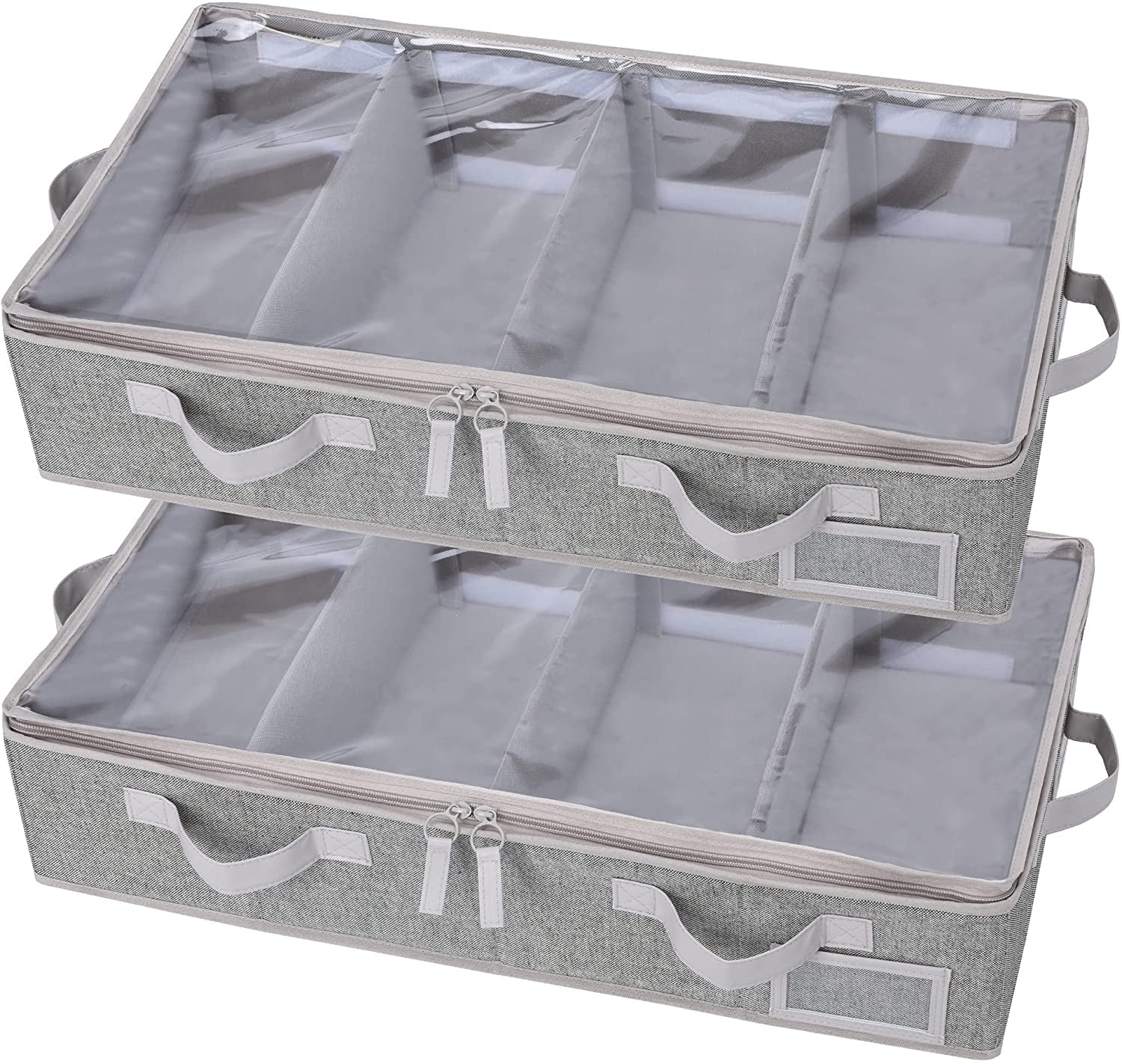 ZC5HAO Underbed Storage Box, Underbed Clothes Storage Bin for Clothes