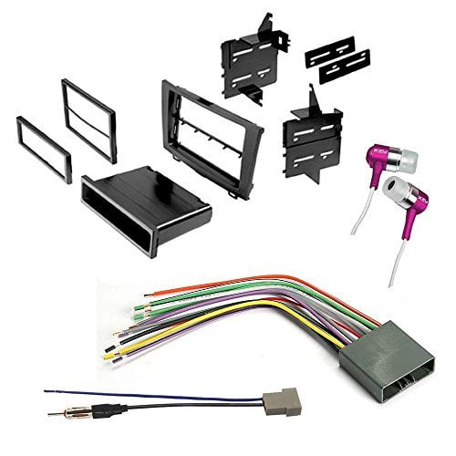 CAR CD STEREO RECEIVER DASH INSTALL MOUNTING KIT + WIRE HARNESS + RADIO