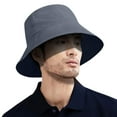 thumbnail image 2 of Riforla Sun Hats for Men Women Fishing Hat UPF 50+ Breathable Wide Brim Summer Hat Hats for Men Navy L, 2 of 3