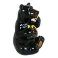 thumbnail image 4 of Western Rustic Black Bear Eating Honey From Honeycomb Beehive Figurine Bears, 4 of 9