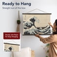 thumbnail image 6 of American Art Decor The Great Wave off Kanagawa Tapestry Wall Art - Beach House Wall Art - Tropical/Coastal Home Decor for Living Room, Bedroom, Bathroom, Patio, Resturant, Boho Vintage Japanese Art, 6 of 8