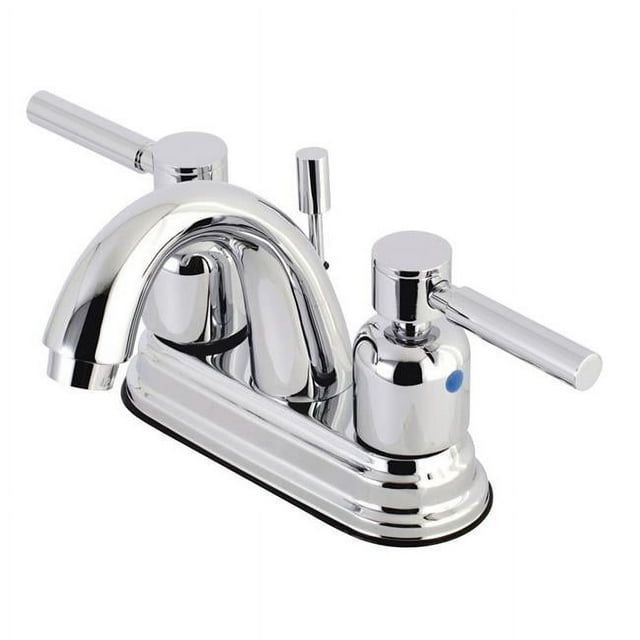 Kingston Brass KB8611DL Robinet de Lavabo Concord Centerset 4 Po, Chrome Poli
