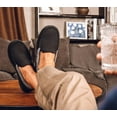 thumbnail image 2 of EverFoams Men's Comfort Memory Foam Moccasin Slippers Breathable Terry Cloth House Shoes with Anti-Skid Rubber Sole, 2 of 8